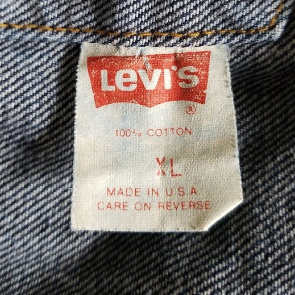 Vintage Levi's Acid Wash Denim Jacket - Picture 7 of 7